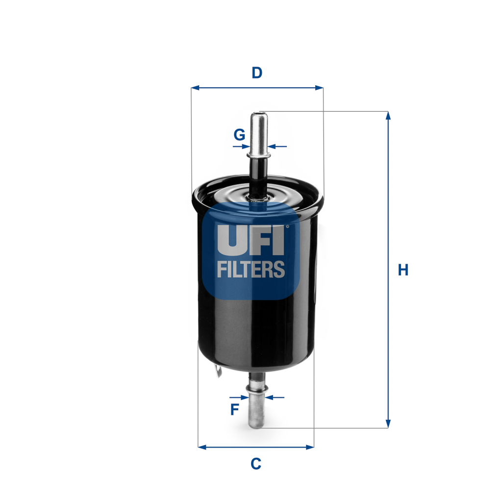 Фільтр паливний UFI 31.843.00 - зображення 1