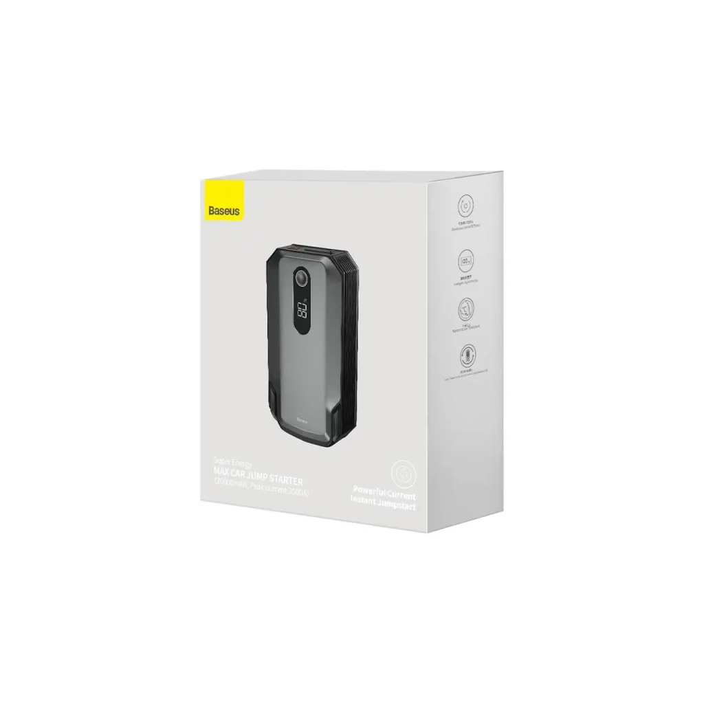 Пуско зарядний пристрій Baseus 20000mAh Super Energy Max Car Jump Starter (CGNL020001) - зображення 6