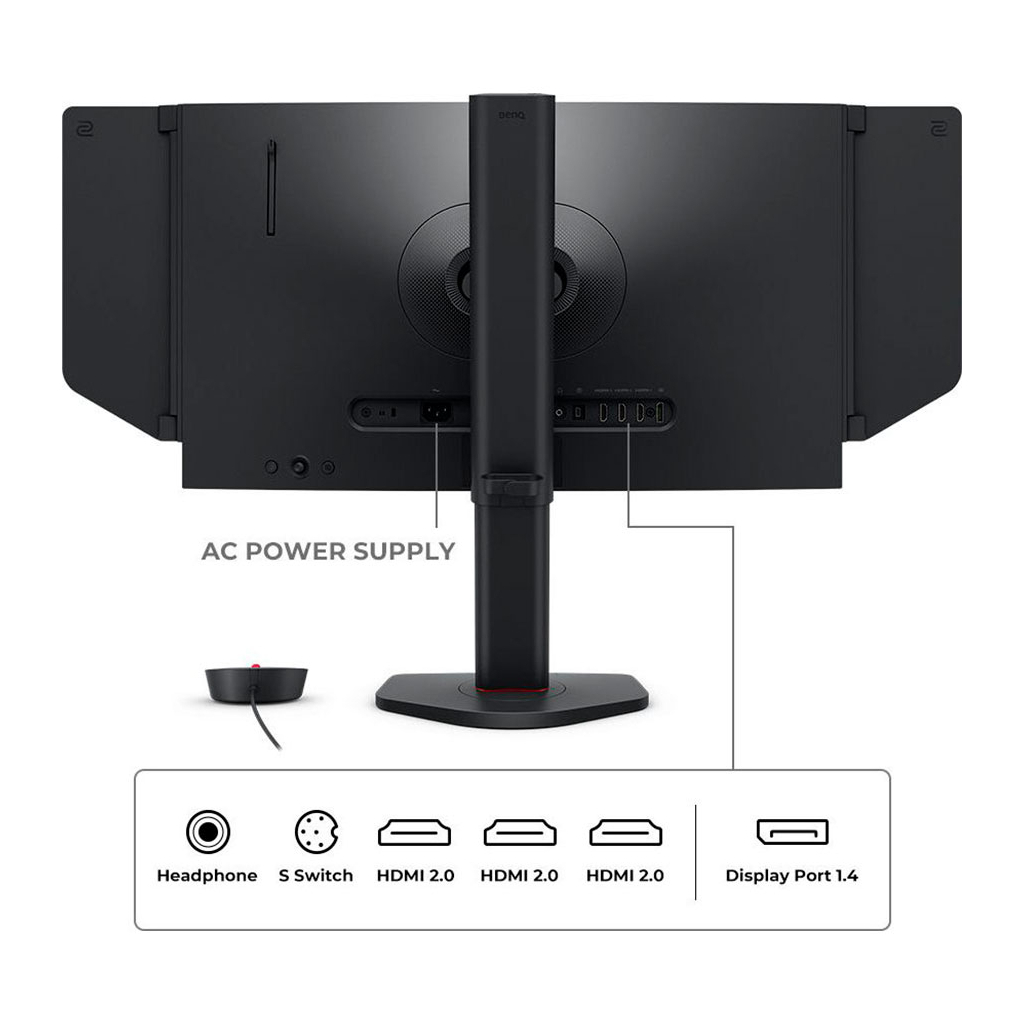 Монітор BenQ XL2566X+ Dark Grey - зображення 9