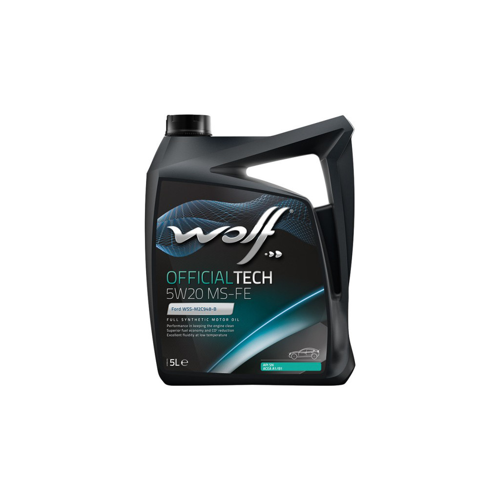 Моторна олива Wolf OFFICIALTECH 5W20 MS-FE 4л (8320187) - зображення 1