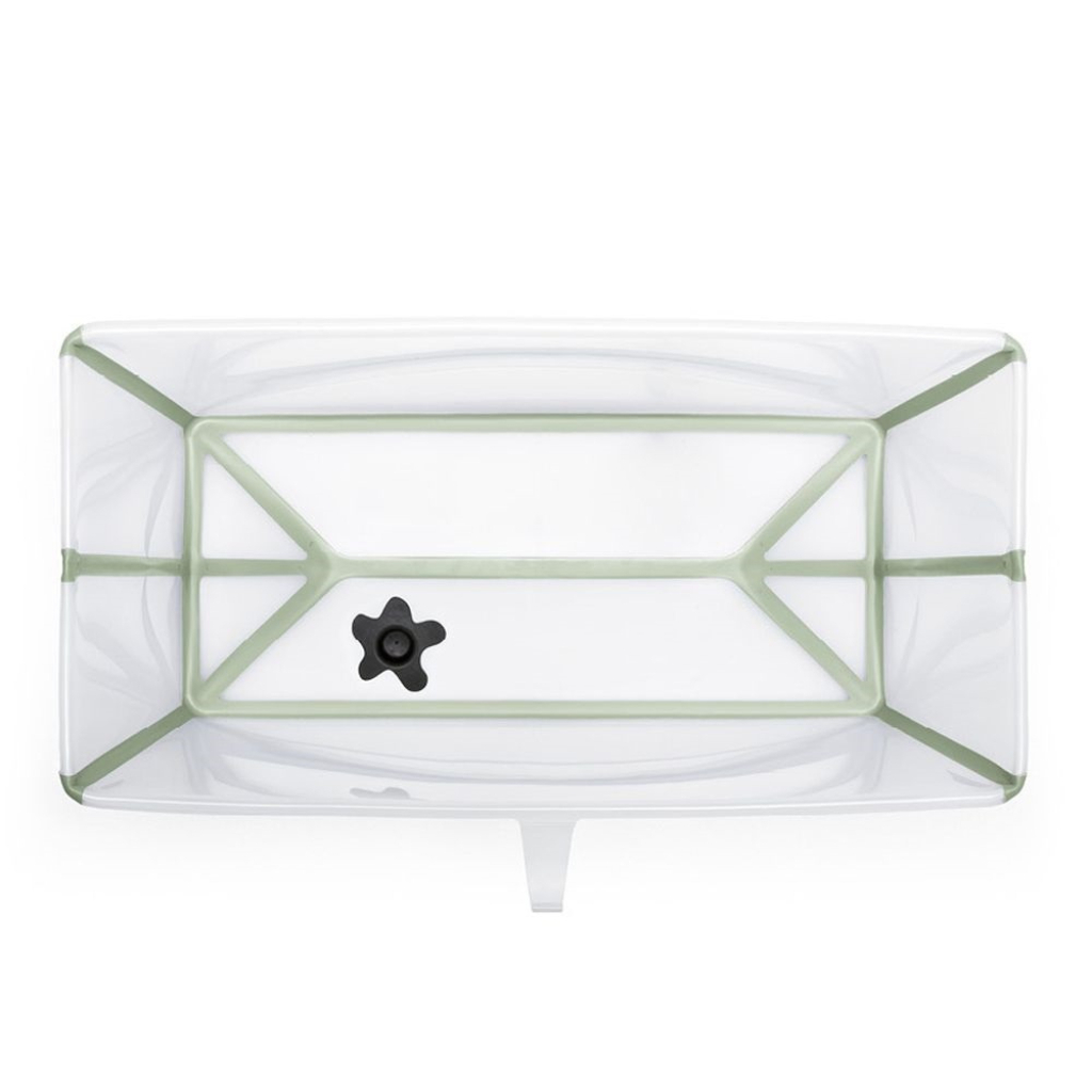 Ванночка Stokke Flexi Bath XL Складна Прозора Зелена (535904) - зображення 2
