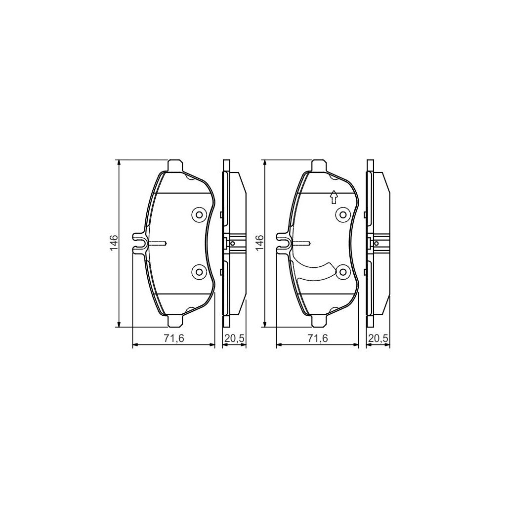 Гальмівні колодки Bosch 0 986 495 104 - зображення 6