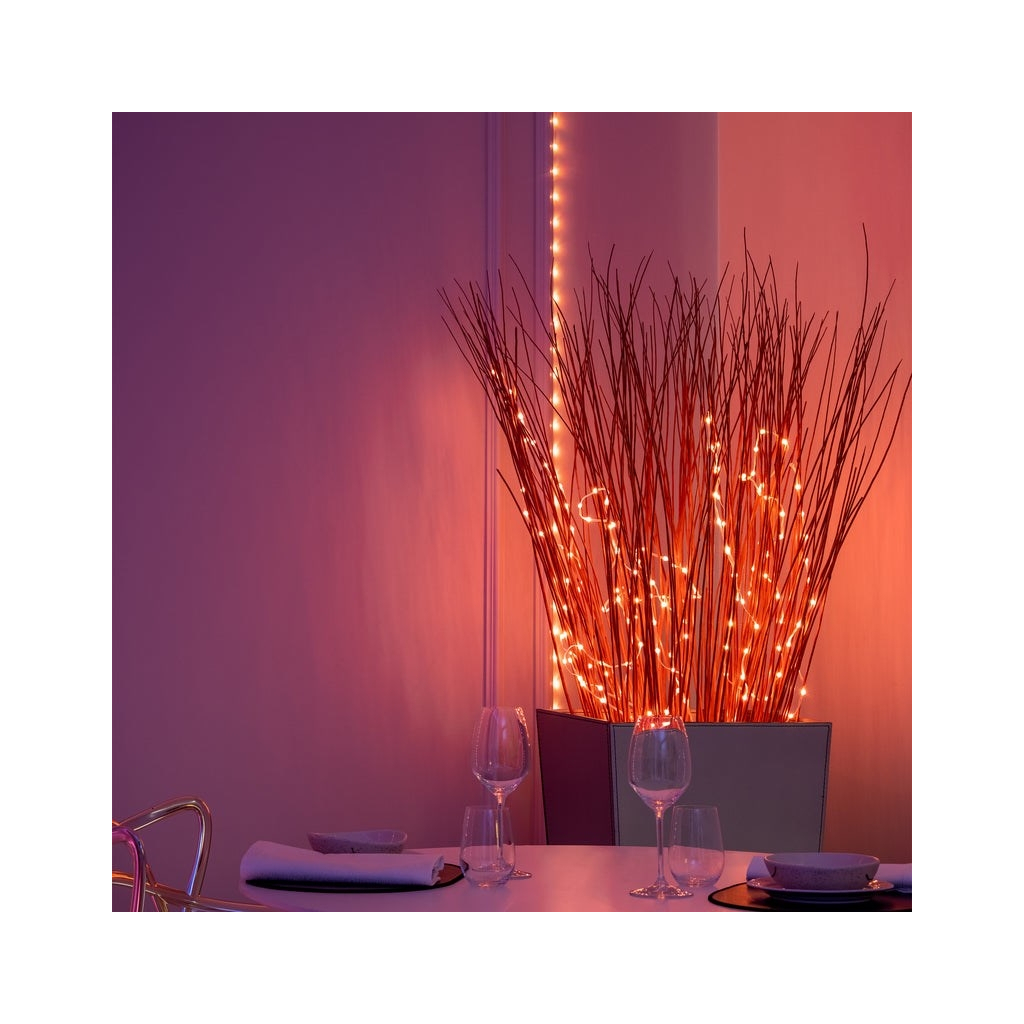 Гірлянда Twinkly Smart LED, Dots 400 RGB LED Lights String Black Wire Plug IP44 20м (TWD400STP-BEU) - зображення 4
