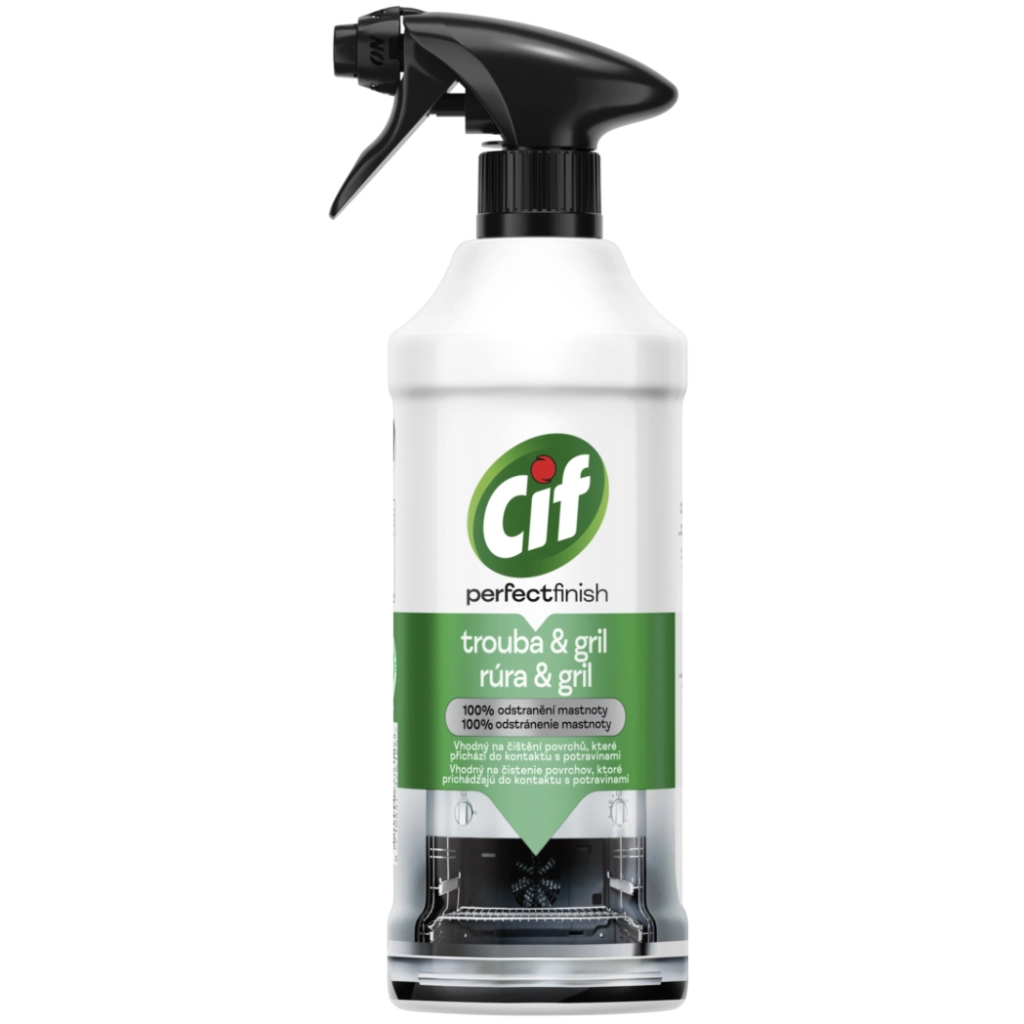 Спрей для чищення кухні Cif Perfect Finish Для плити, духовки та грилю 435 мл (8710447376126) - зображення 1