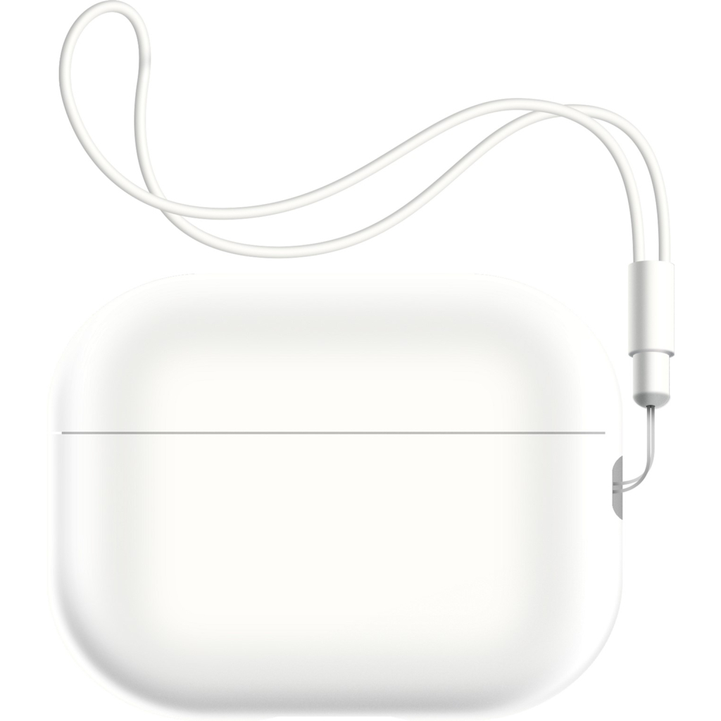Чохол для навушників Armorstandart Silicone Case with straps для Apple Airpods Pro 2 White (ARM68618) - зображення 1