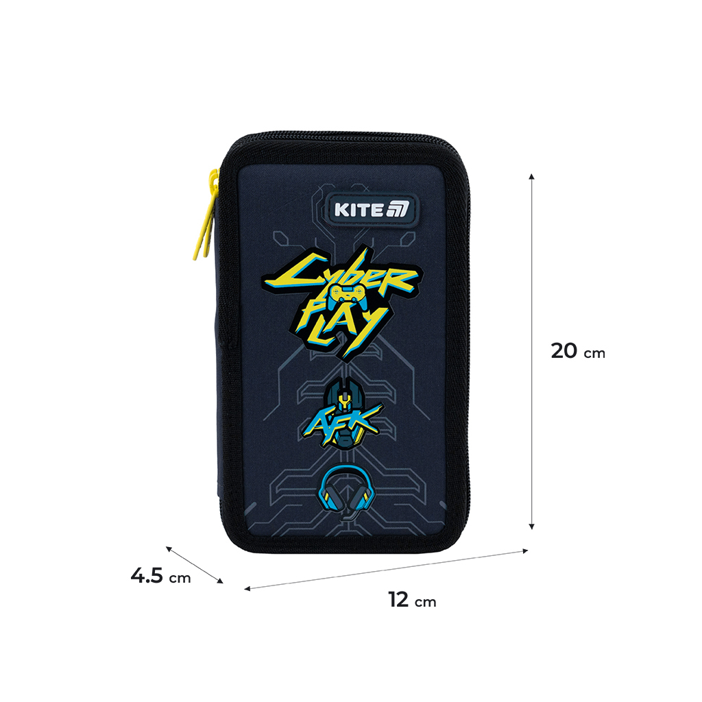Пенал Kite 623 Cyber, 2 відділення (K25-623-4) - изображение 2