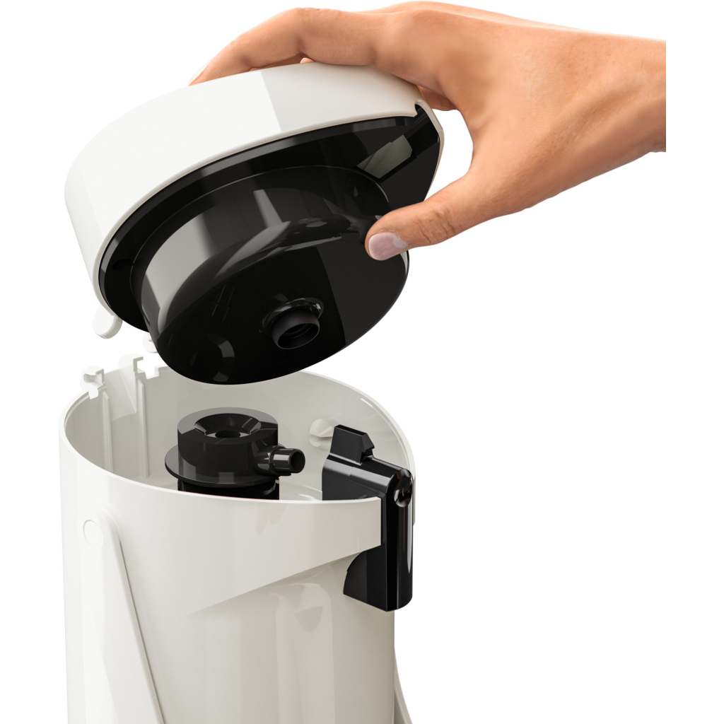 Термос Tefal Ponza Pump, 1.9л, пластик, скло, білий (K3140214) - зображення 5