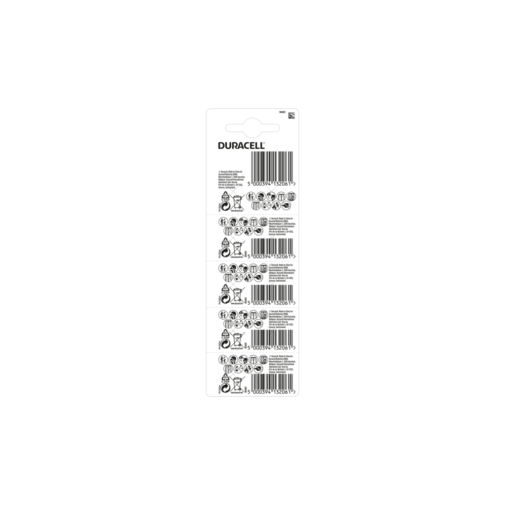 Батарейка Duracell LR44 / V13GA / A76 (плакат 2*5) * 10 (5008184) - зображення 2