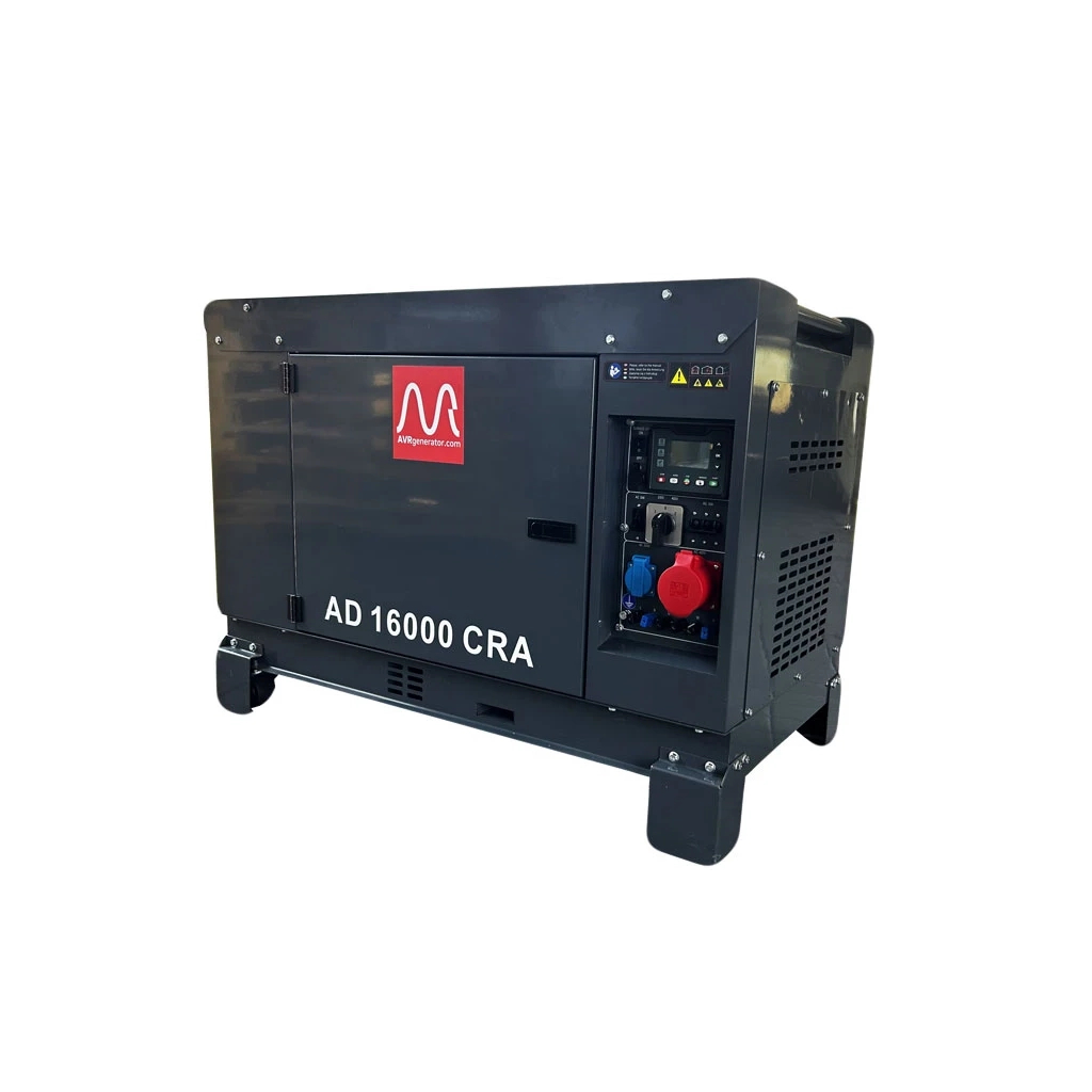 Генератор Metier AD16000CRA дизель 3ф-15,0kWA, 1ф-12,0kW бак-25л, ел.старт. - зображення 1