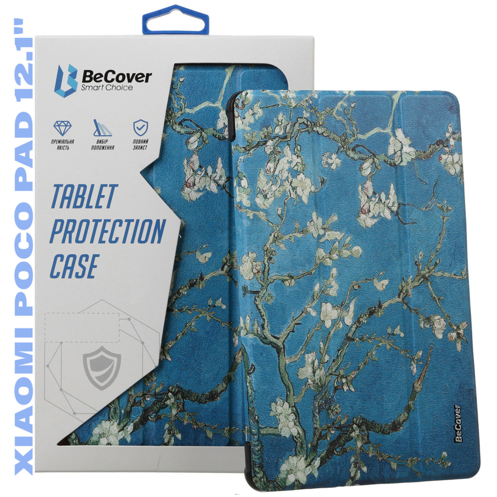 Чохол до планшета BeCover Smart Case Xiaomi Poco Pad 12.1" Spring (711574) - зображення 1