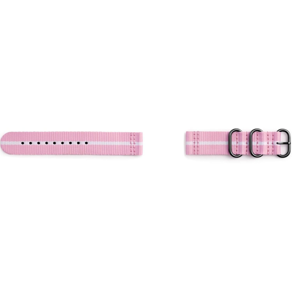 Ремінець до смарт-годинника Samsung Gear Premium Nato Pink-White (GP-R600BREECAE) - зображення 2