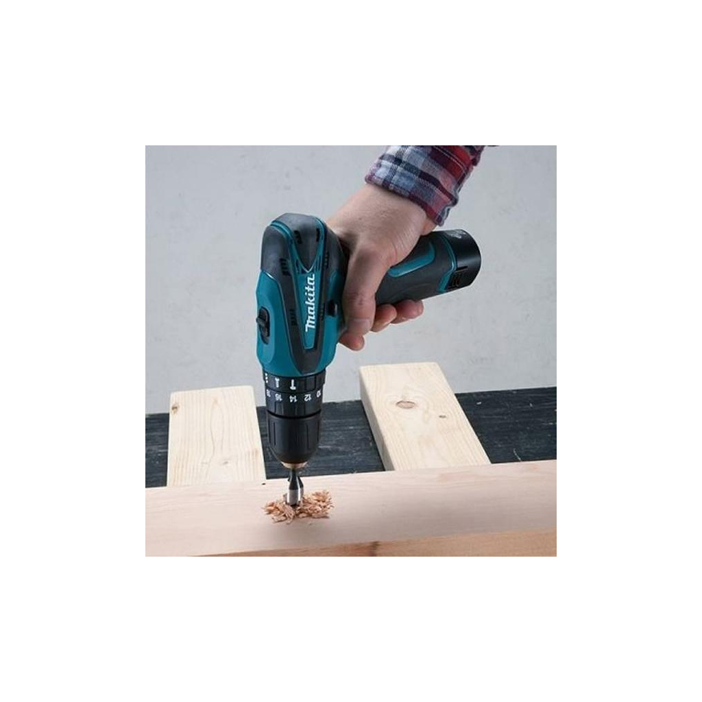Шуруповерт Makita з ударом, 1,3Аг, 24Нм (HP330DWE) - зображення 4