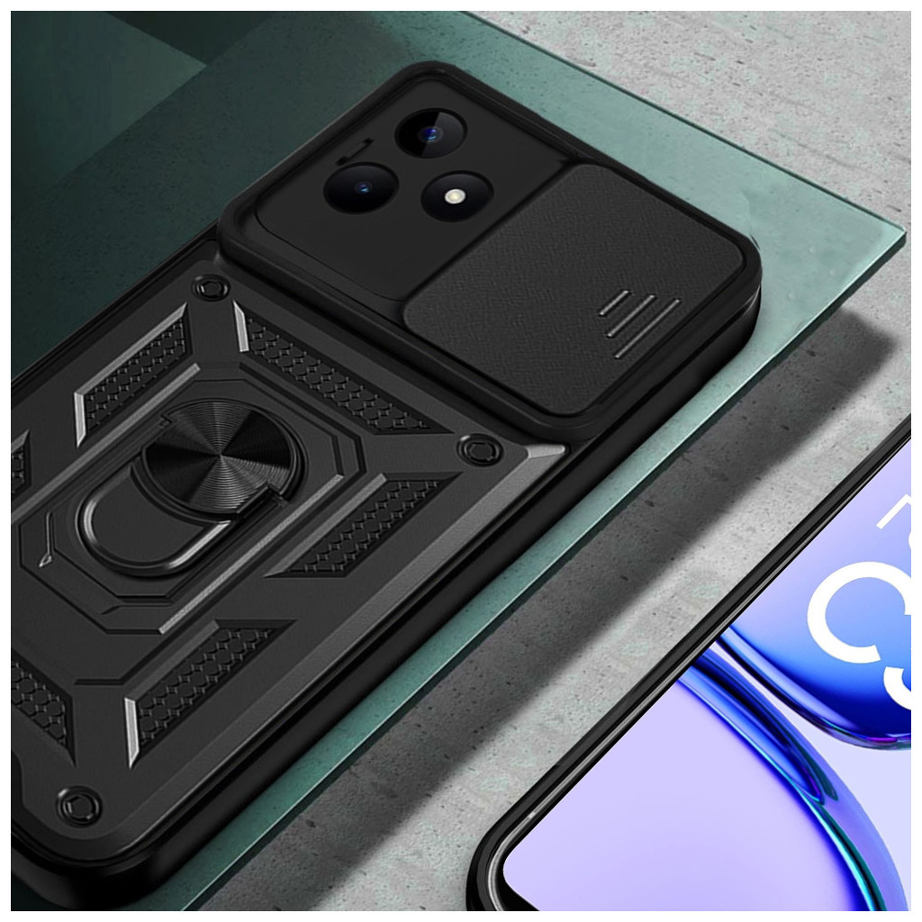Чохол до мобільного телефона BeCover Military Realme C53 Black (710701) - зображення 4
