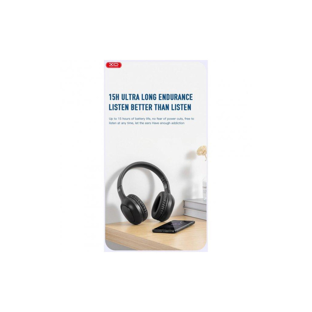 Навушники XO BE35 Black (XO-BE35BK) - зображення 4