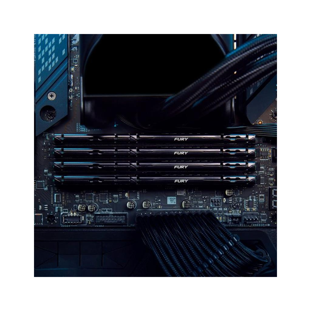 Модуль пам'яті для комп'ютера DDR5 64GB (2x32GB) 5600 MHz Fury Beast Black Kingston Fury (ex.HyperX) (KF556C36BBE2K2-64) - зображення 8