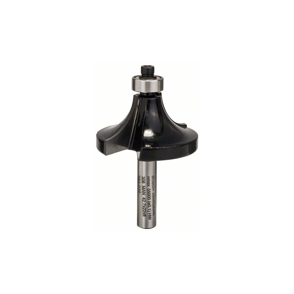 Фреза Bosch Professional карнизна, Std, S8, R15, L22 (2.608.628.345) - зображення 2