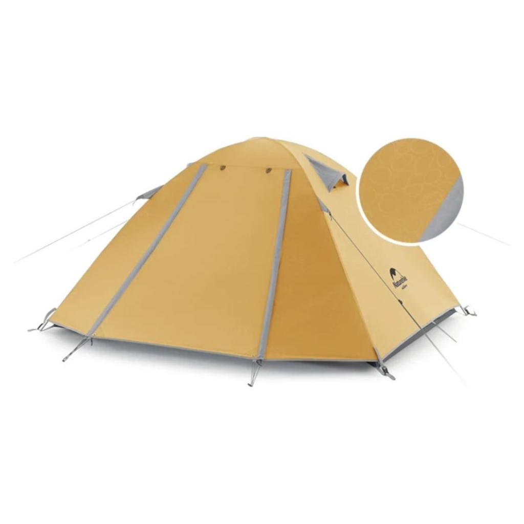 Намет Naturehike P-Series NH18Z044-P 210T 65D Yellow (6927595783696) - зображення 2
