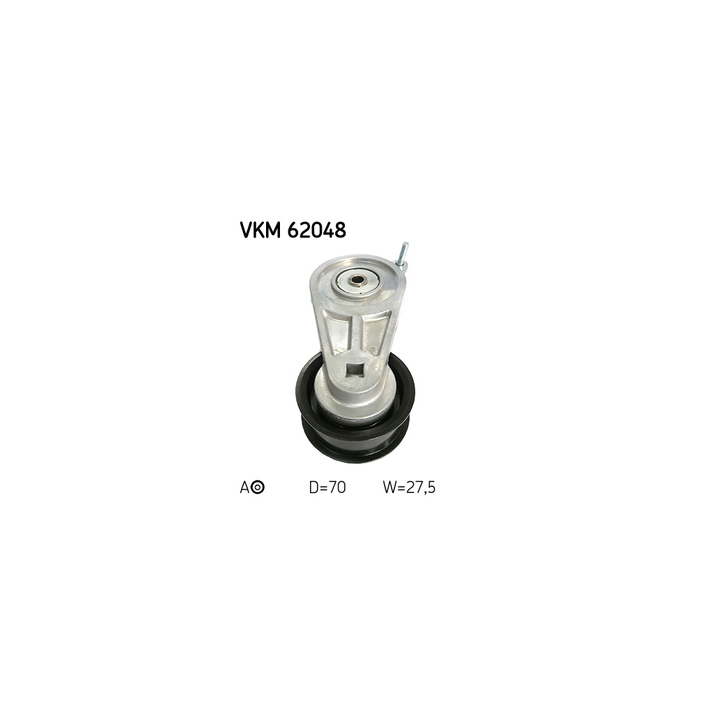 Ролик натягувача ременя SKF VKM 62048 - зображення 2