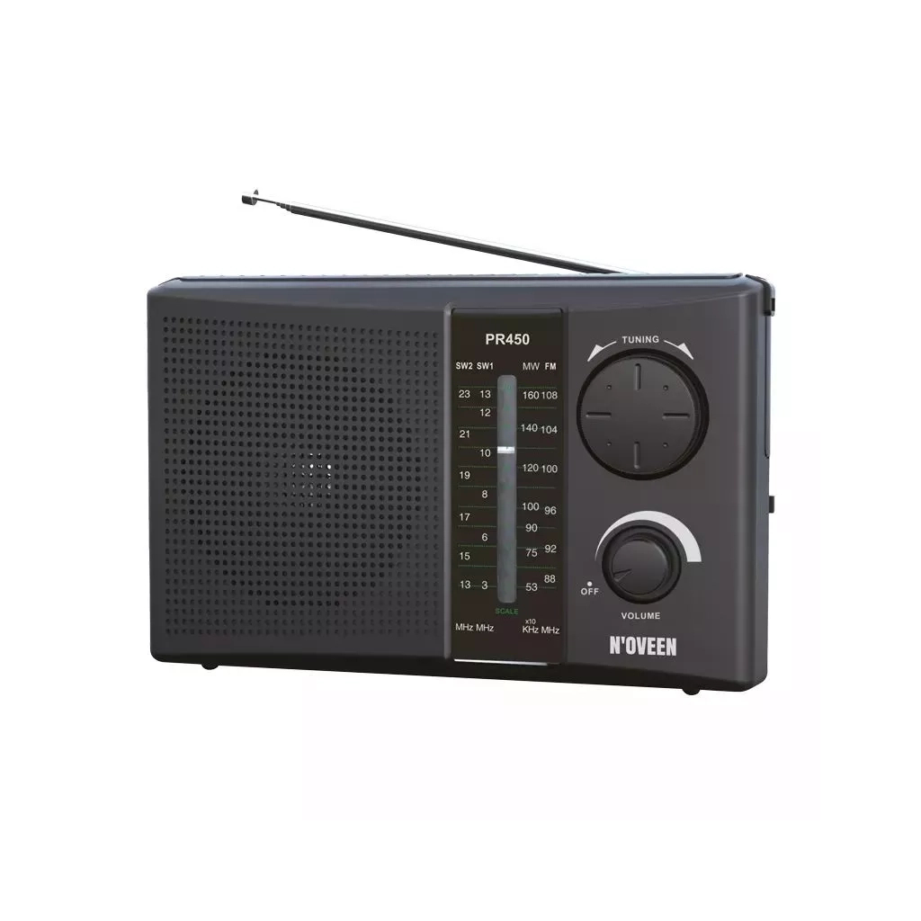 Портативний радіоприймач N'oveen PR450 Black (RL070857) - изображение 1
