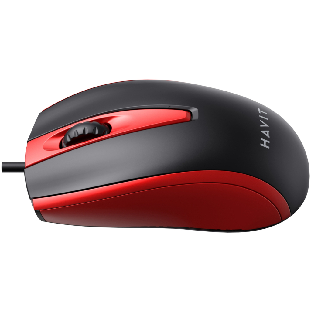 Мишка Havit HV-MS871 USB Red (6939119020293) - зображення 3