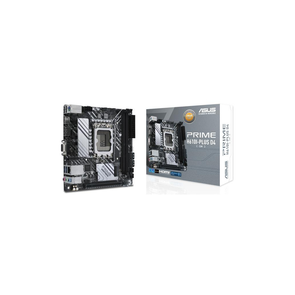 Материнська плата ASUS PRIME H610I-PLUS D4-CSM - зображення 1