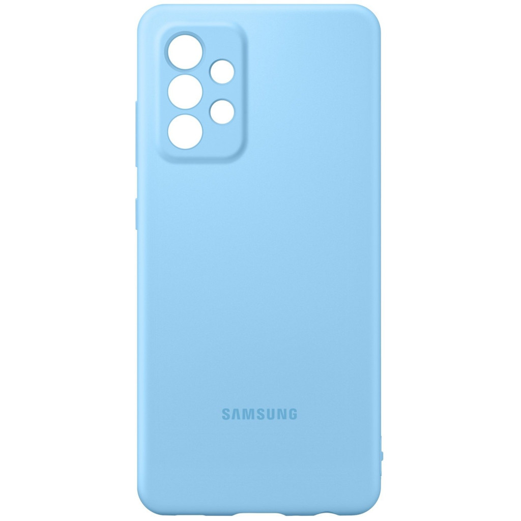 Чохол до мобільного телефона Samsung SAMSUNG Galaxy A52/A525 Silicone Cover Blue (EF-PA525TLEGRU) - зображення 1