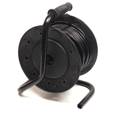 Мережевий подовжувач PowerPlant на катушке 25 м, 4 розетки (JY-2002/25) (PPRA10M250S4) - зображення 4