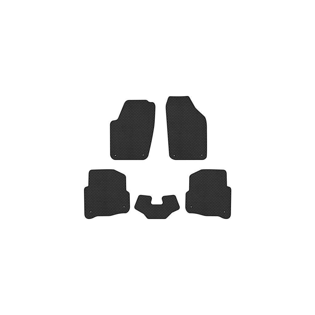 Килимок в салон EVAtech Volkswagen Polo (IV) 3-doors 2001-2009 4 поко (VW12025CGK5TL8RBB) - зображення 1