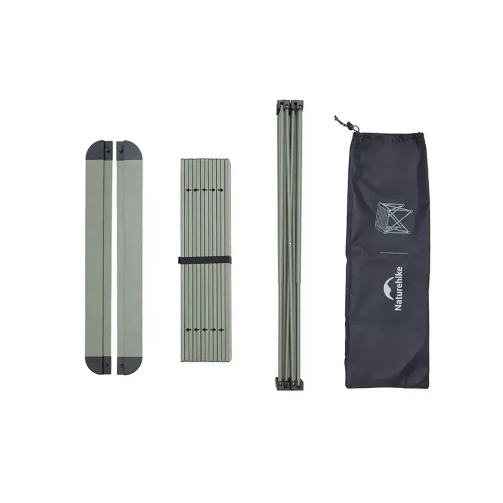 Туристичний стіл Naturehike CNK2450JJ013, M, алюміній, сірий (6976507663267) - зображення 3