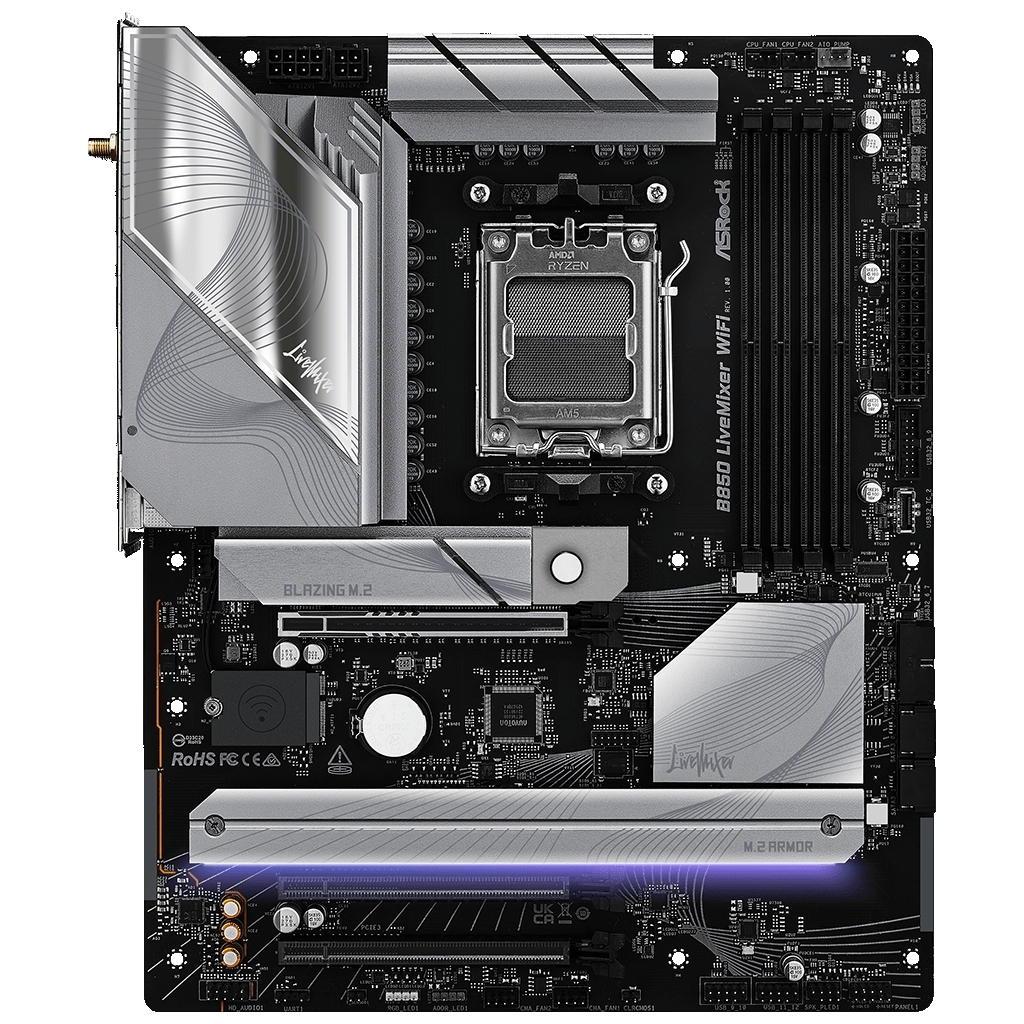 Материнська плата ASRock B850 LIVEMIXER WIFI - зображення 3