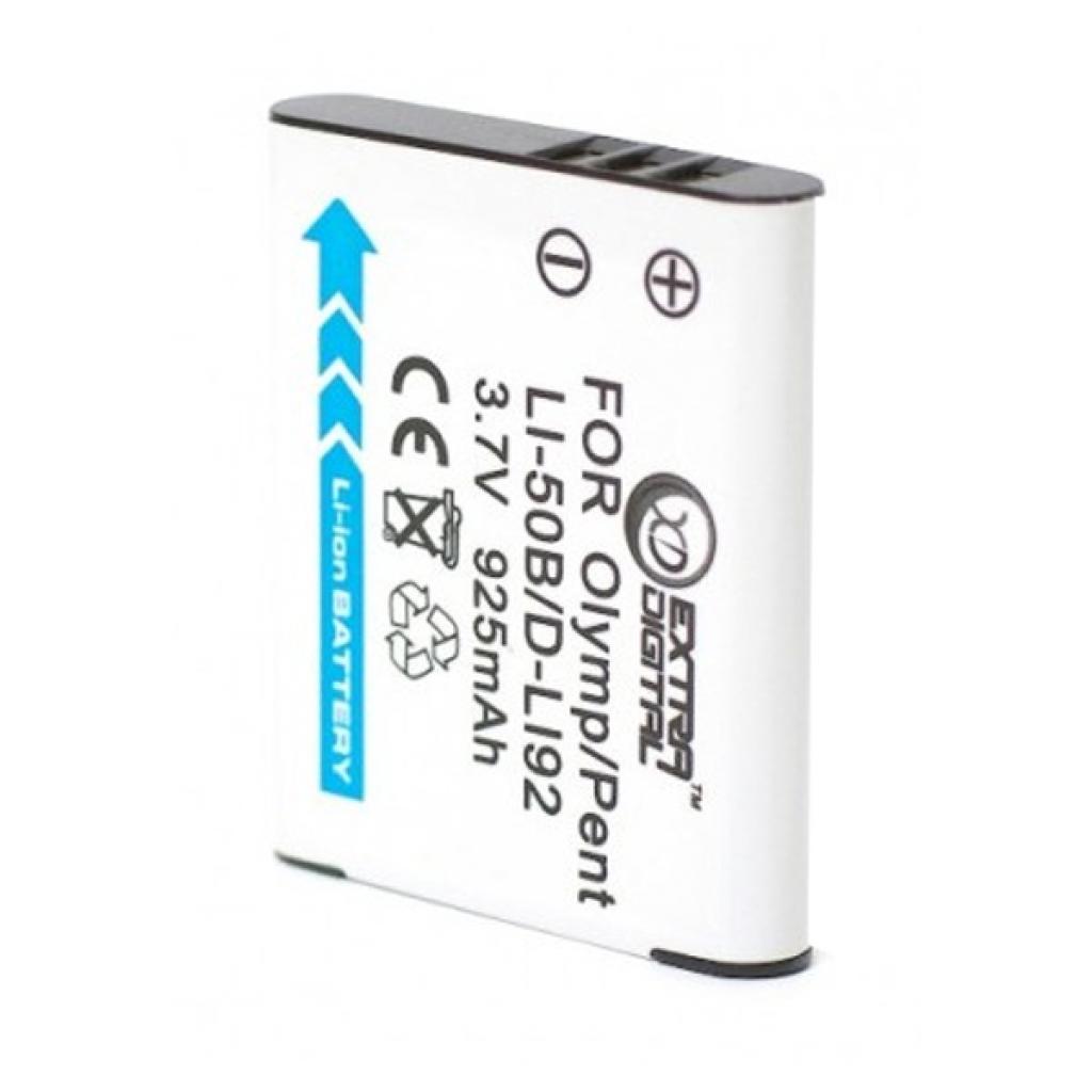 Акумулятор до фото/відео Extradigital Olympus Li-50B, Pentax D-Li92 (BDO2539) - зображення 2