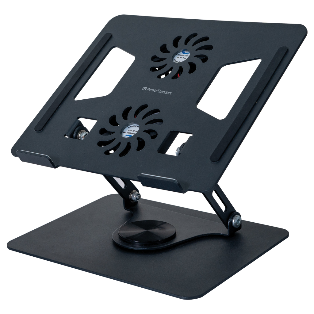 Підставка до ноутбука Armorstandart Comfort+ H31 Aluminum Graphite (ARM77740) - зображення 1