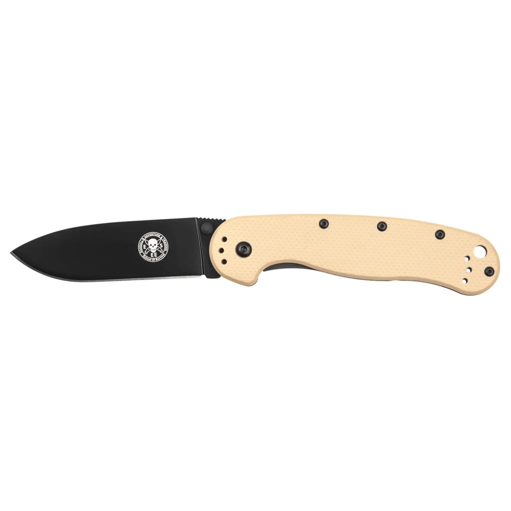 Ніж Esee Avispa Black Blade D2 Nylon Desert Tan (BRK1302DTB) - зображення 1