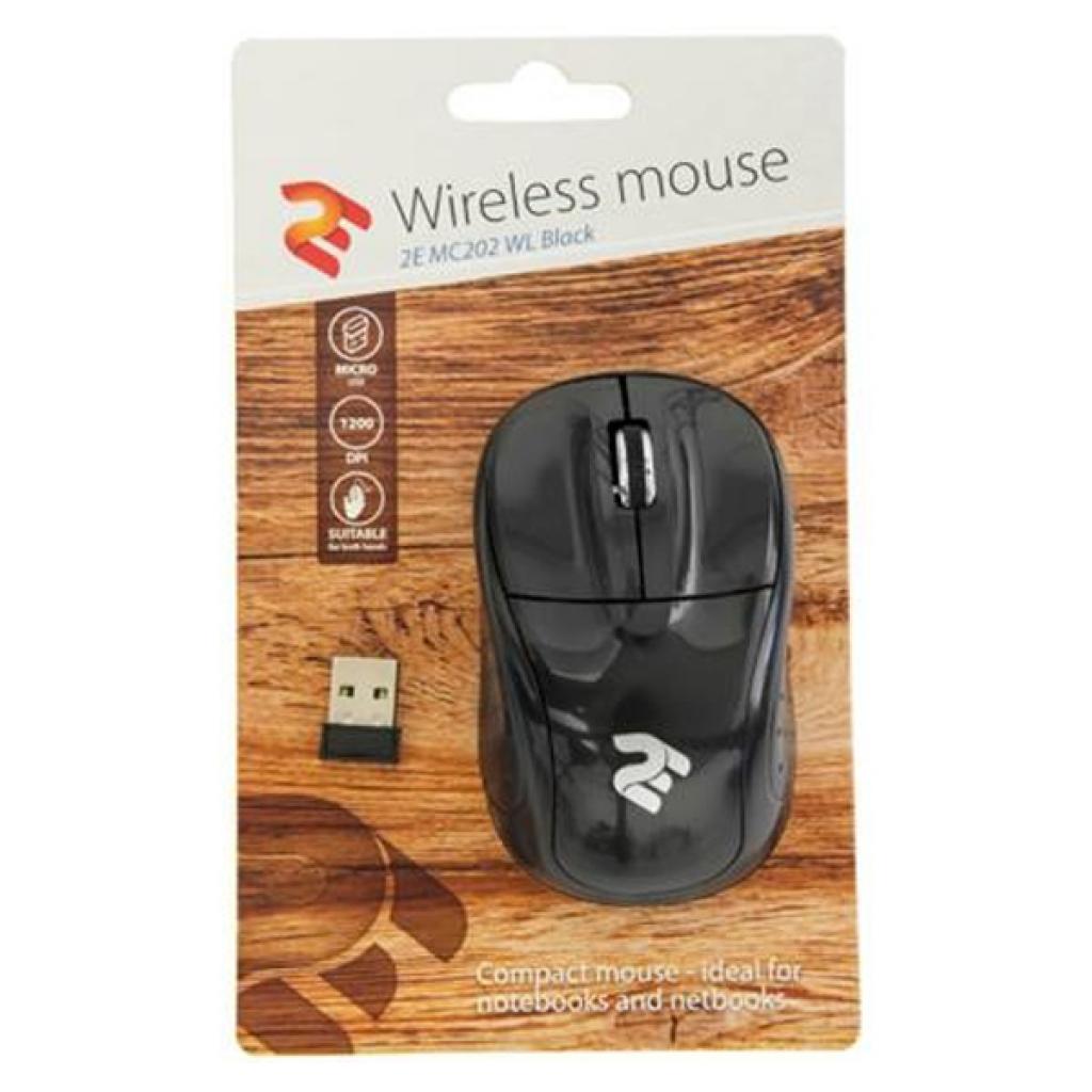Мишка 2E MC202 WL Black (2E-MC202WB) - зображення 4