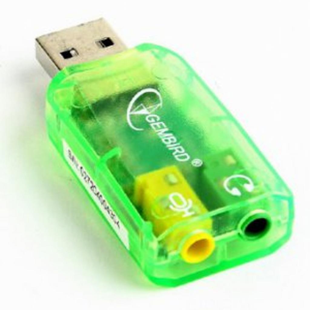 Перехідник USB2.0-Audio Gembird (SC-USB-01) - зображення 1