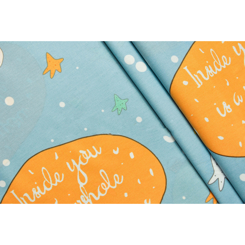 Постільна білизна MirSon Бязь 17-0426-1 Little astronaut 110х140 (2200004092157) - зображення 2