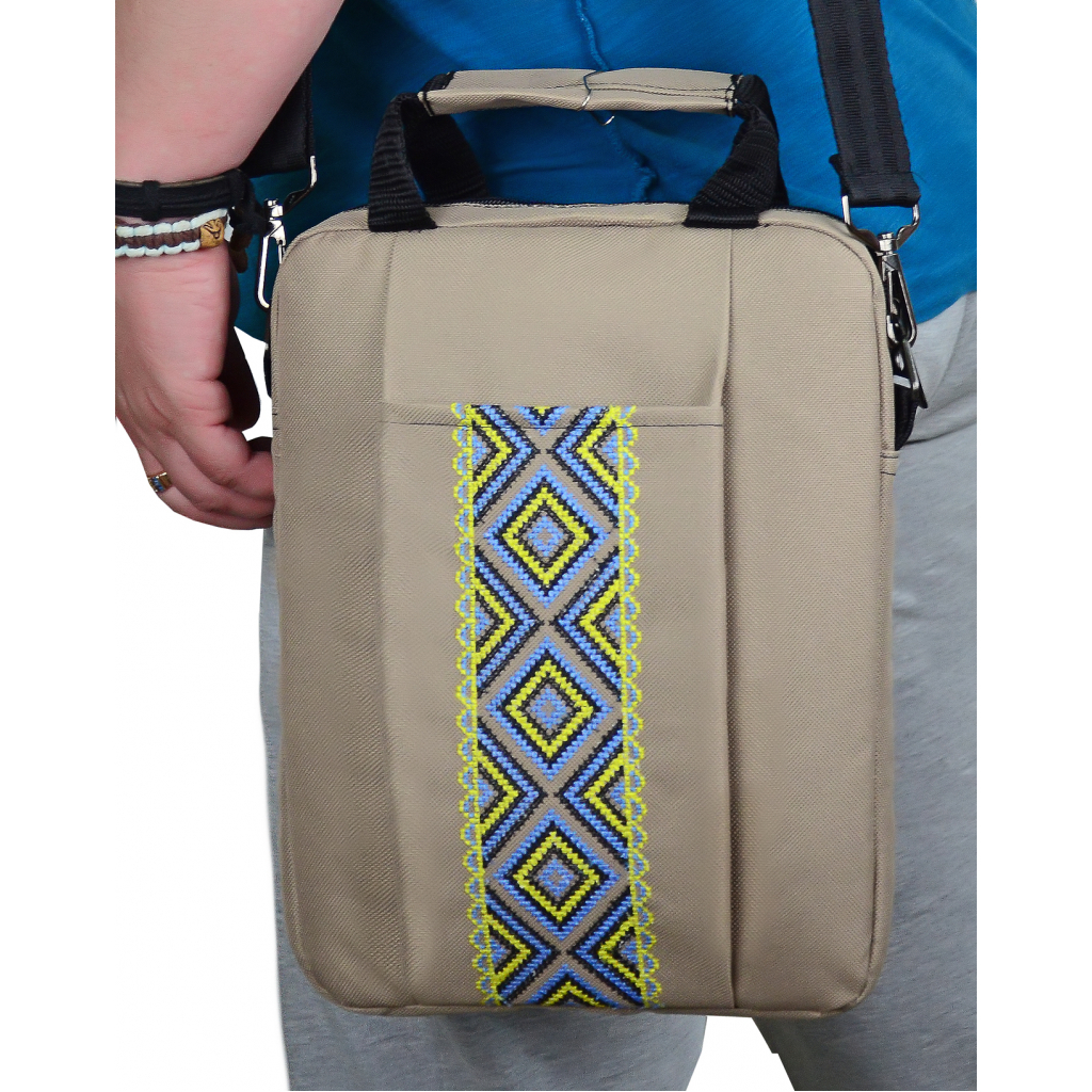 Сумка для ноутбука Porto 10'' LN-10-02LB Vishivanka Beige (LN1002LB_Vish) - зображення 7