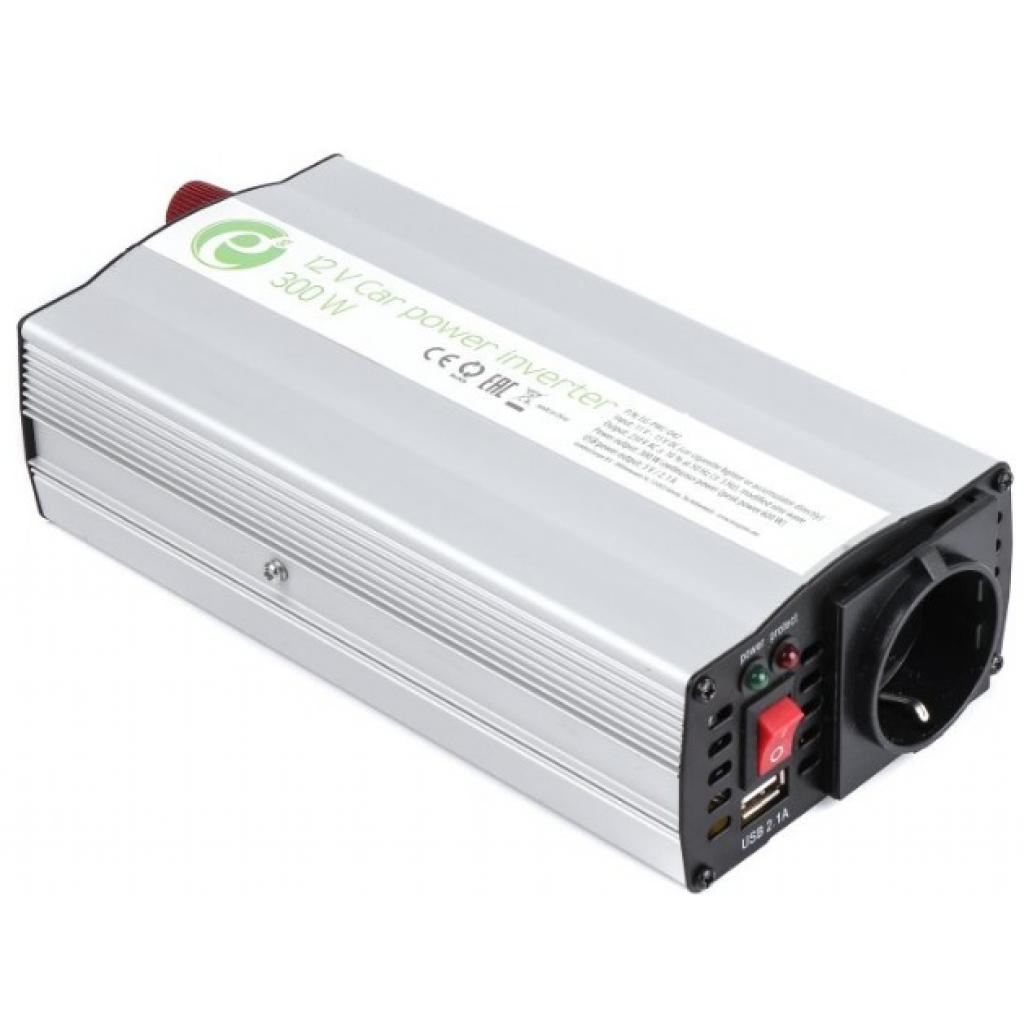 Автомобільний інвертор EnerGenie 12V/220V 300 Вт (EG-PWC-042) - зображення 1