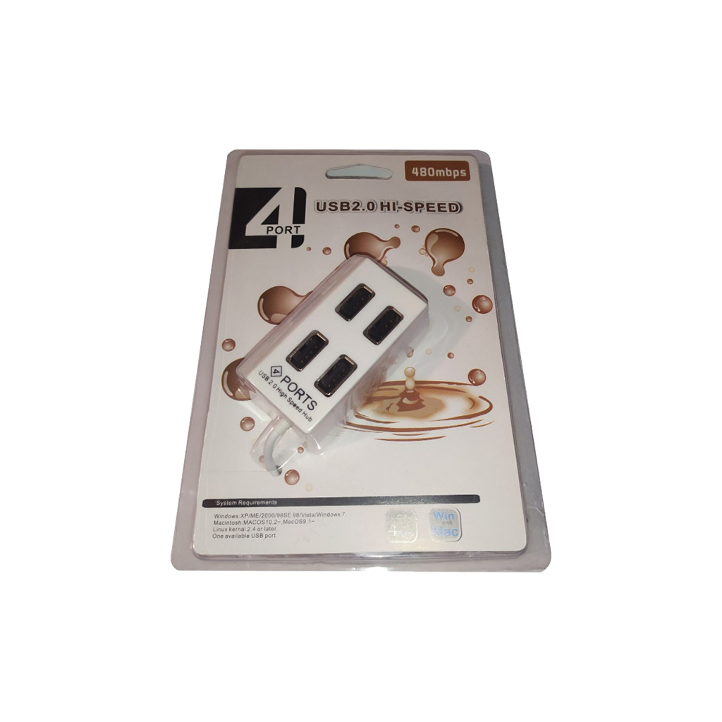 Концентратор Atcom USB TD4004 4port white (10724) - зображення 2