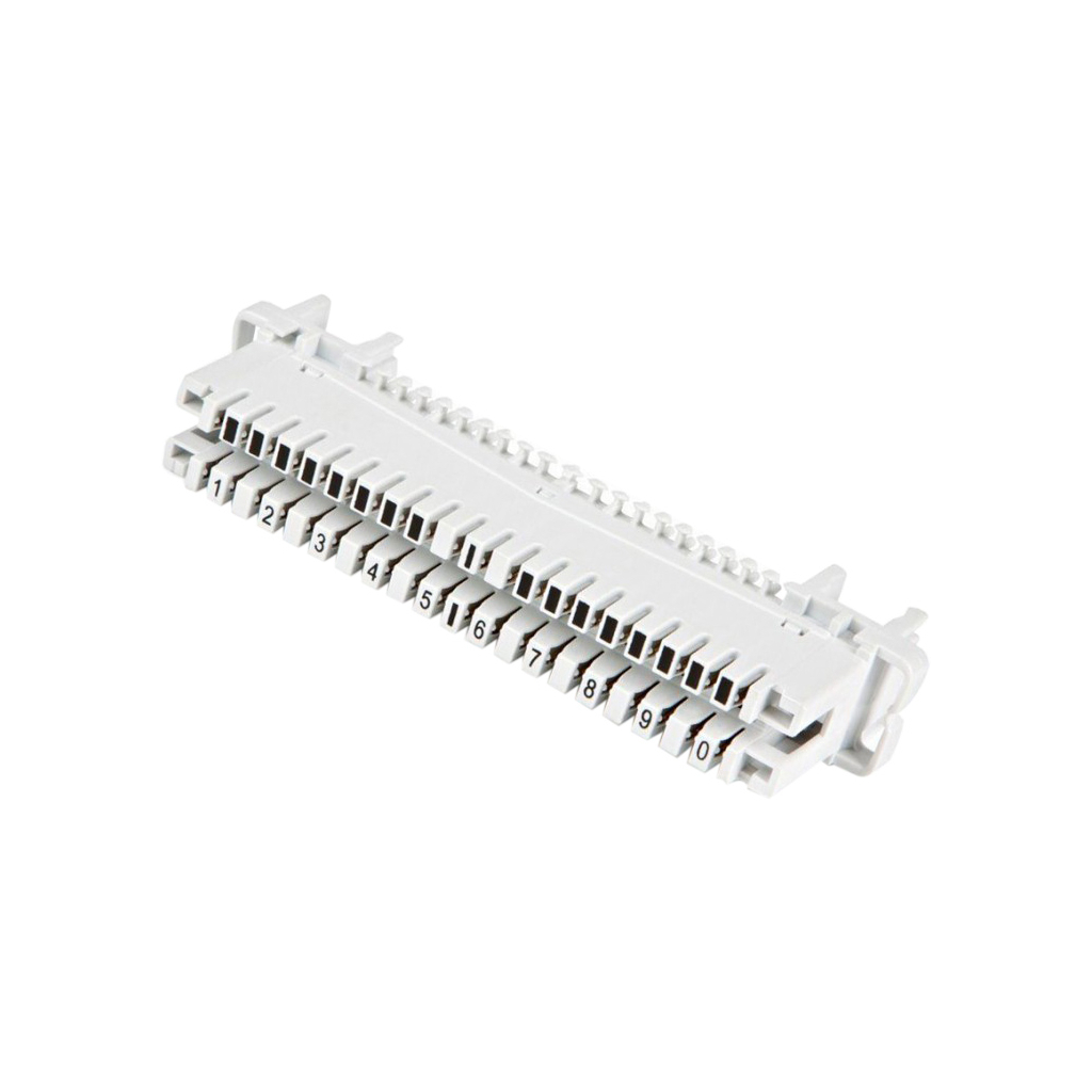 Плінт що розмикається Kingda 10-ти парний, нумер. 1-0 (KD-TM002) - зображення 1