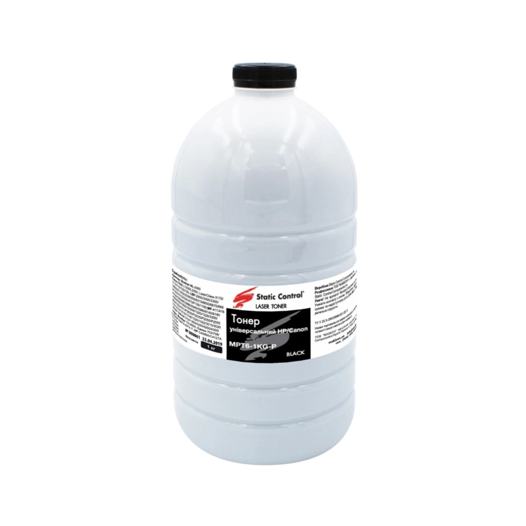 Тонер HP/Canon MPT6 1кг фасовка Static Control (MPT6-1KG-P) - зображення 1