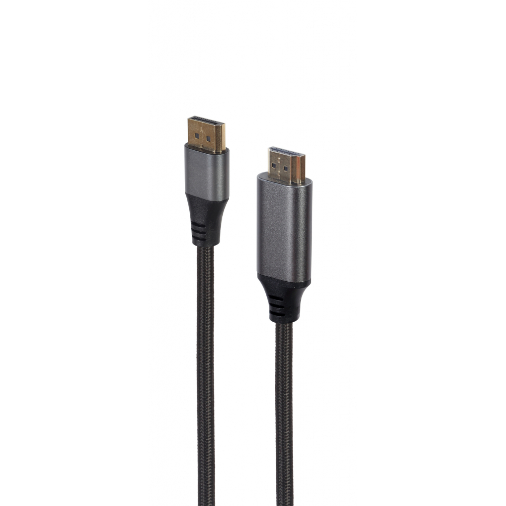 Кабель мультимедійний DisplayPort to HDMI 1.8m 4K 60Hz Cablexpert (CC-DP-HDMI-4K-6) - зображення 1
