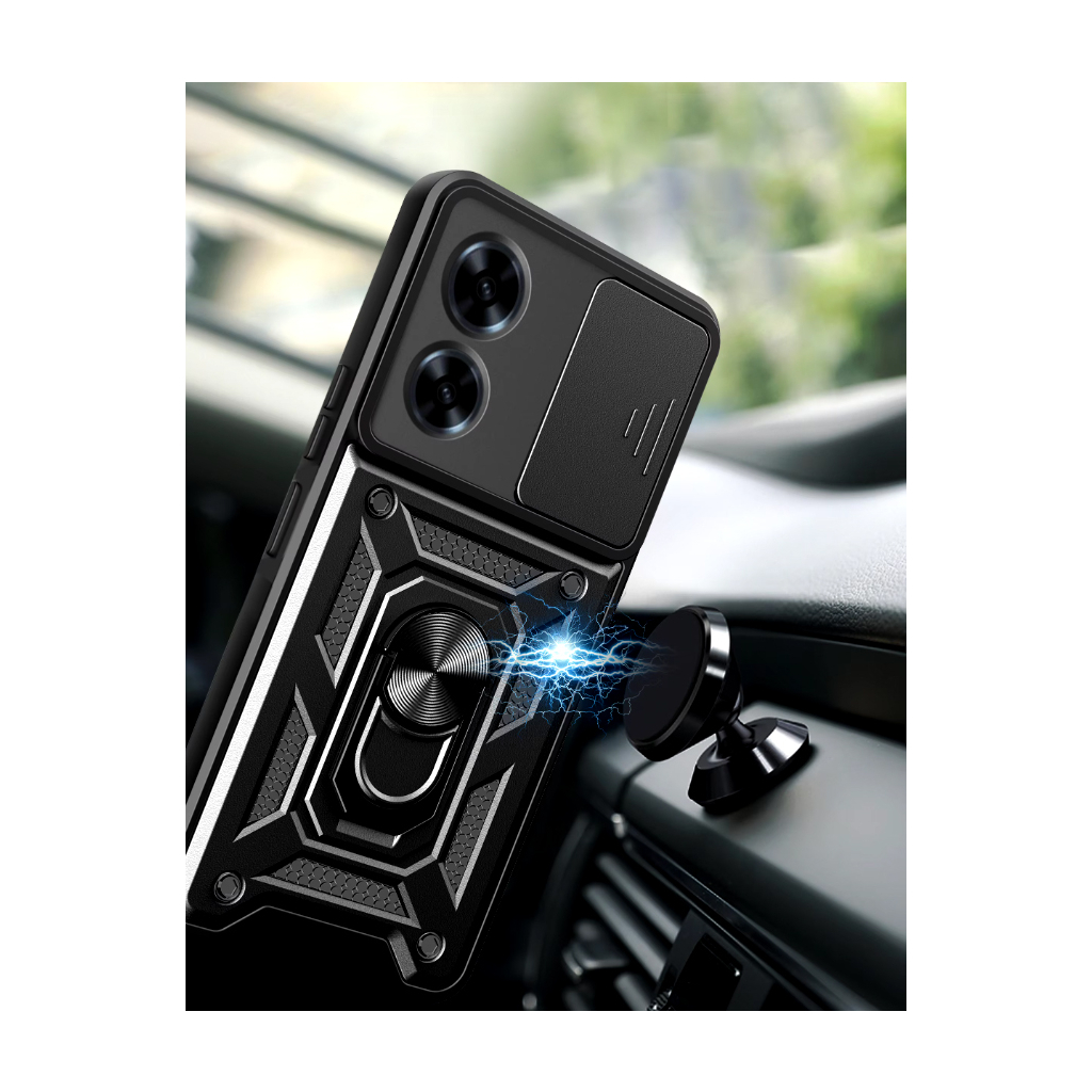 Чохол до мобільного телефона BeCover Military ZTE Blade A34 Black (712173) - зображення 4