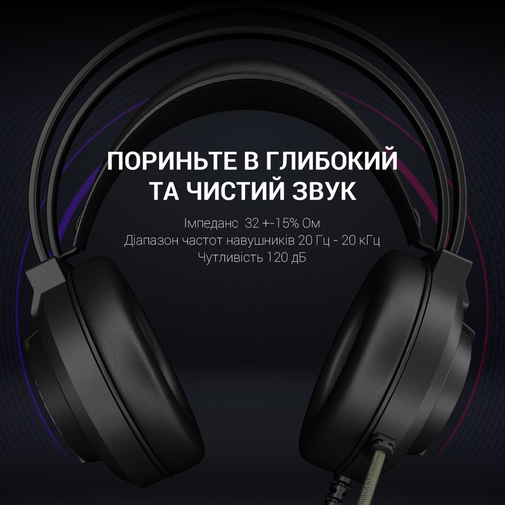 Навушники GamePro HS565 Nitro Black (HS565) - зображення 6