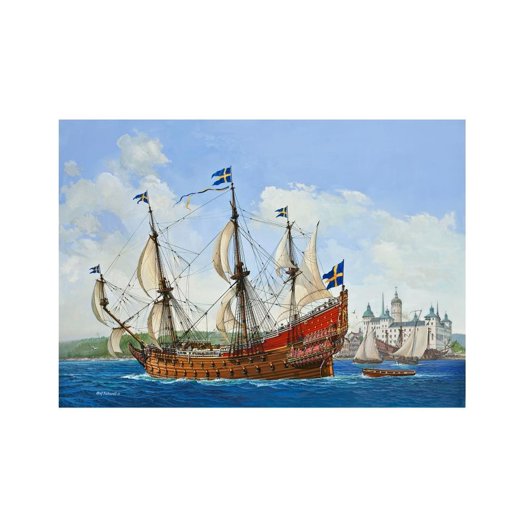 Збірна модель Revell Шведський королівський військовий корабель Vasa, рівень 4, 1:150 (RVL-05414) - зображення 9