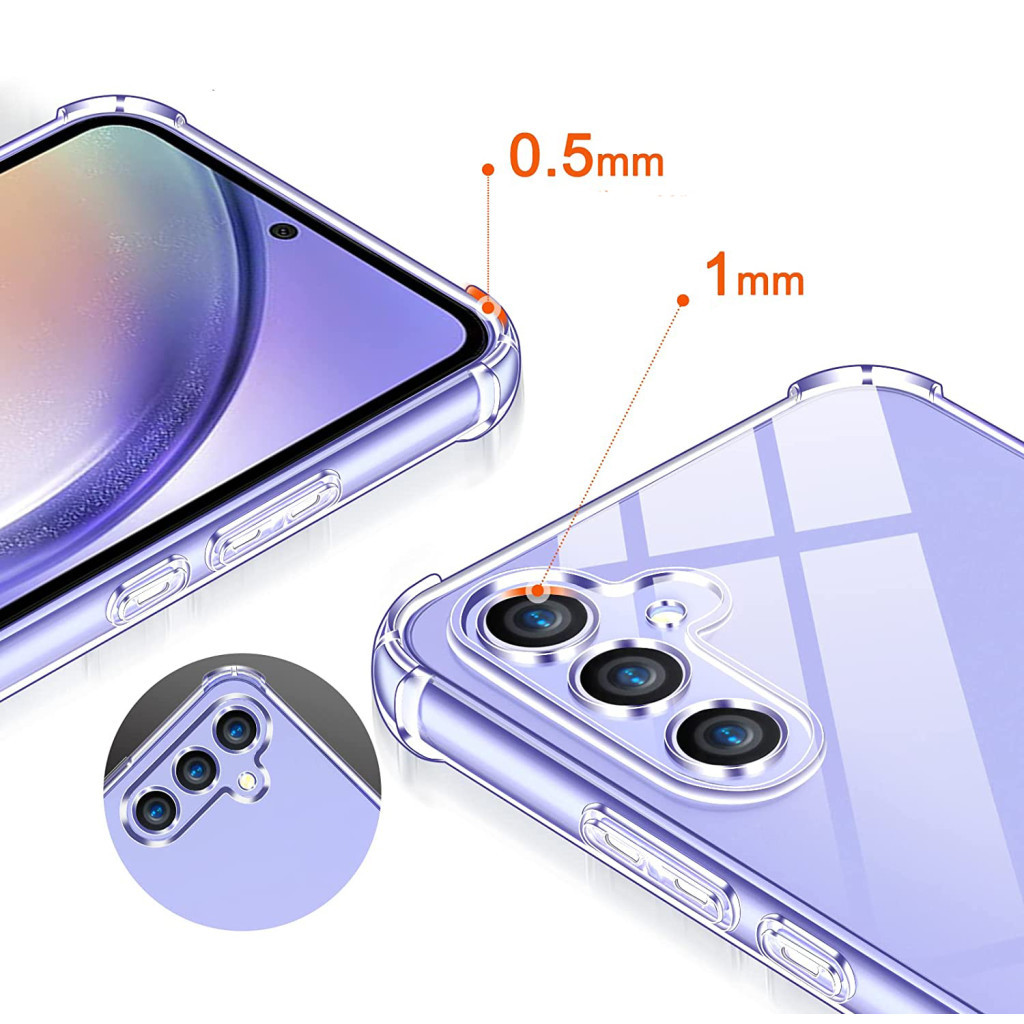 Чохол до мобільного телефона BeCover Anti-Shock Samsung Galaxy A54 5G SM-A546 Clear (709085) - зображення 5