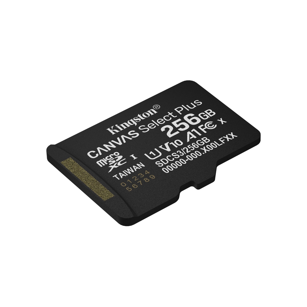 Карта пам'яті Kingston 256GB microSDXC class 10 UHS-I U3 V30 A1 Canvas Select Plus (SDCS3/256GBSP) - изображение 2