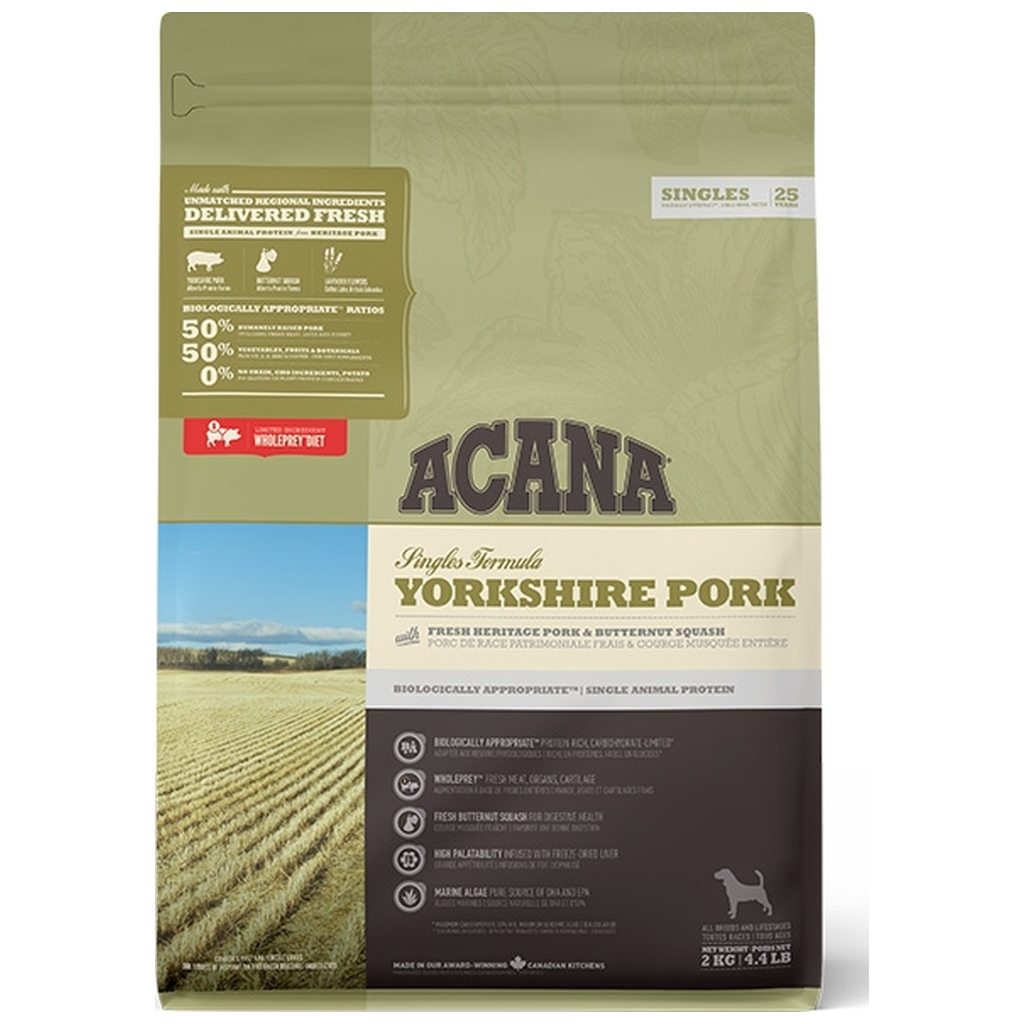 Сухий корм для собак ACANA Yorkshire Pork 2 кг (0064992572204) - зображення 1