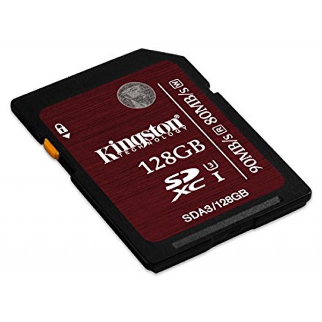 Карта пам'яті Kingston 128GB SDXC Class 10 UHS-I U3 (SDA3/128GB) - зображення 2