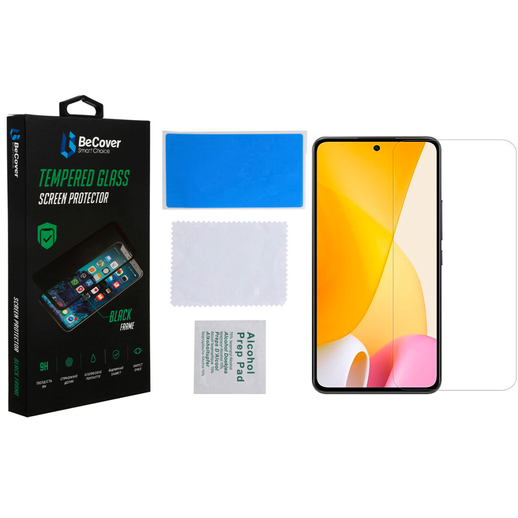 Скло захисне BeCover Xiaomi 12 Lite 3D Crystal Clear Glass (708559) - зображення 3